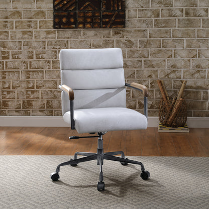 ACME Halcyon Office Chair in Vintage White Finish 93243