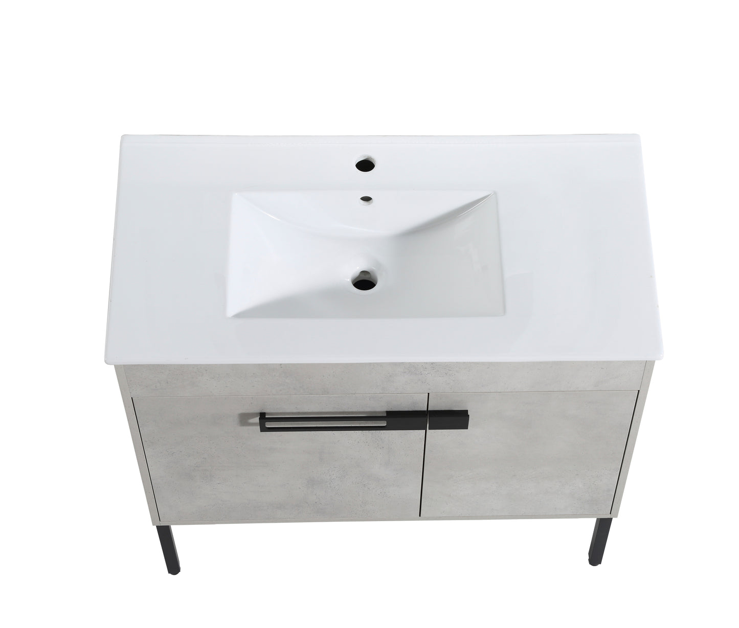 Bathroom Vanity with Sink 36 Inch, with Soft Close Doors, 36x18