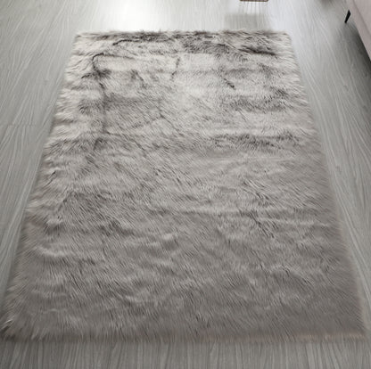 "Cozy Collection" Ultra Soft Fluffy Faux Fur Sheepskin Area Rug