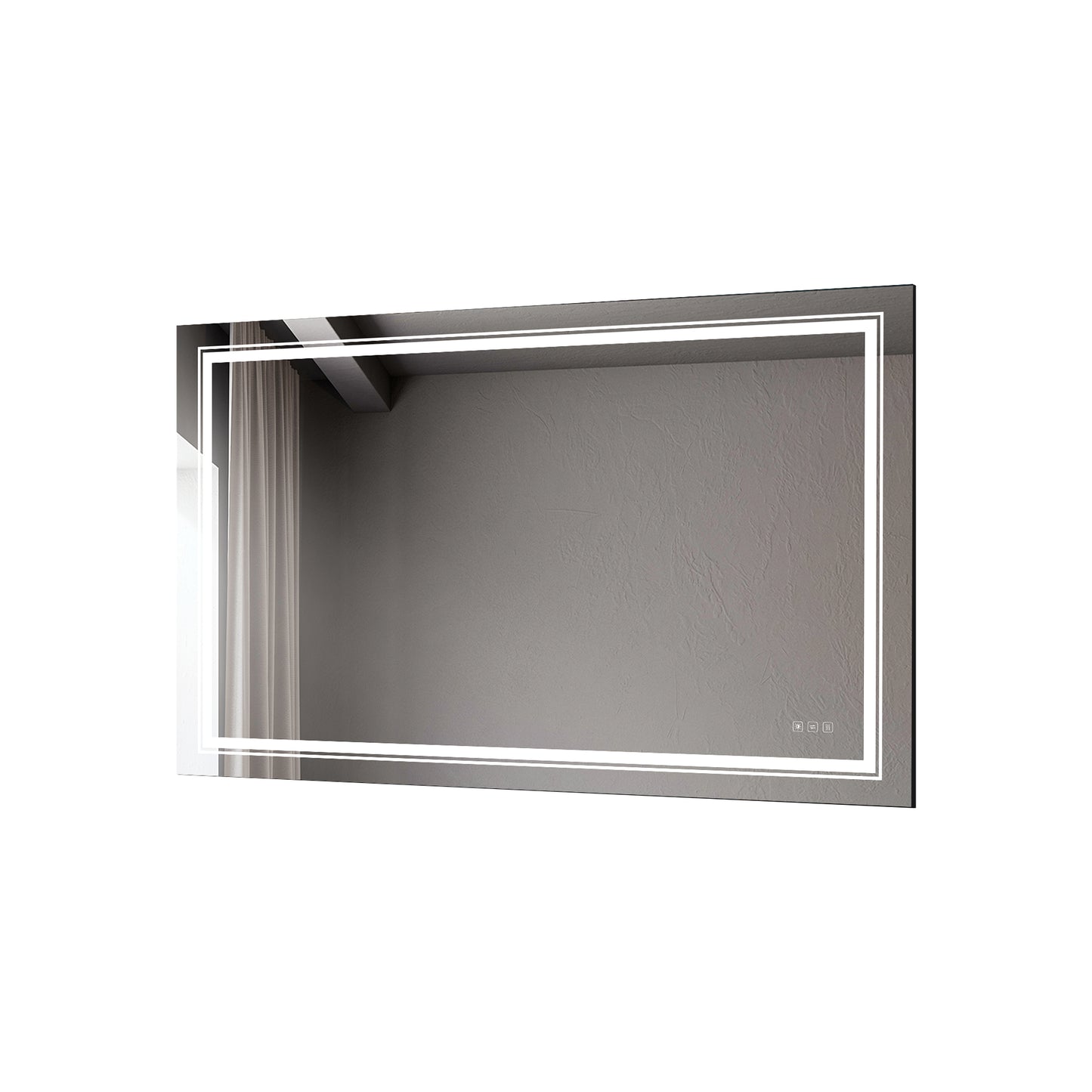 3660inch  Bathroom LED mirror Anti- fog mirror with button