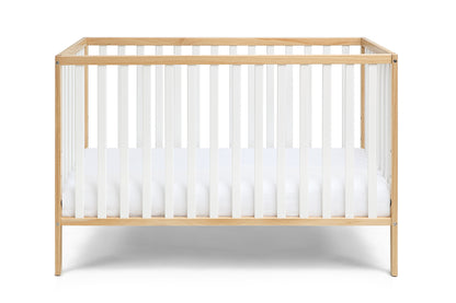 Deux Remi 3-in-1 Convertible Island Crib Natural/White