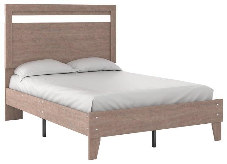 Ashley Flannia Gray Casual Full Panel Platform Bed EB2520B2