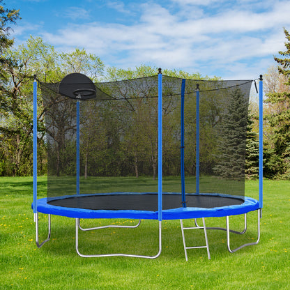 12FT TRAMPOLINE WITH BOARD,METAL,BOARD