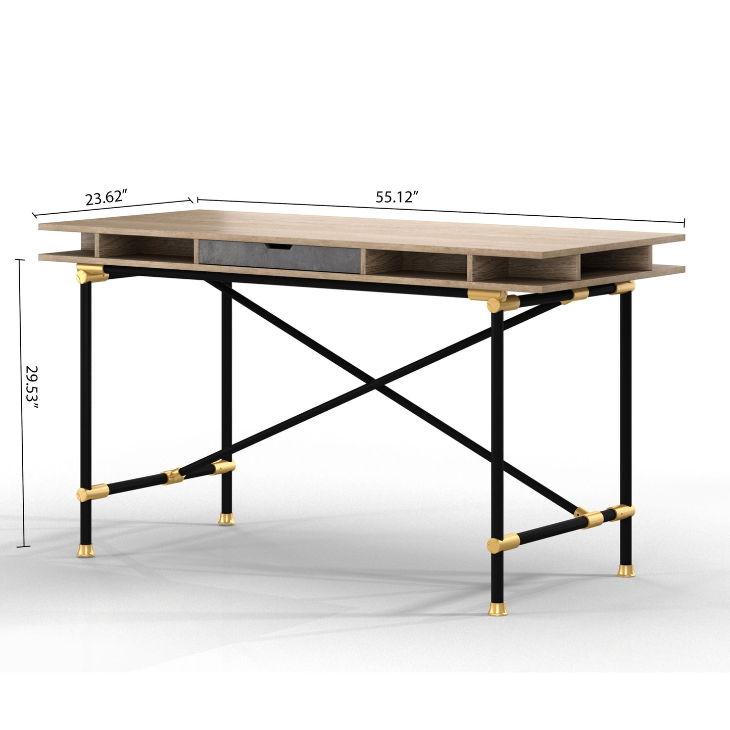 LD-06C Table Tobacco Wood Office Table fot Home Working