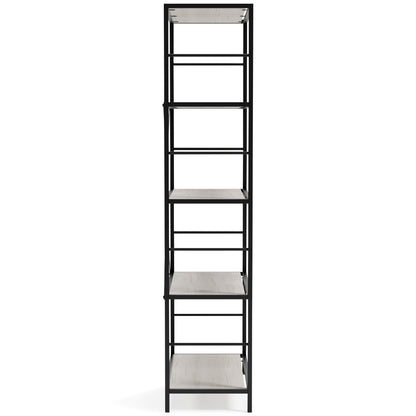 Ashley Bayflynn White+Black Casual Bookcase H288-70