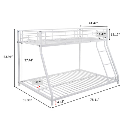 Twin over Full Metal Bunk Bed