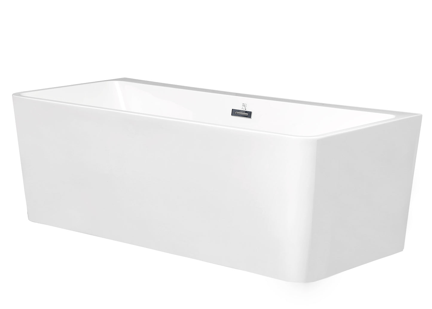 Acrylic Alcove Freestanding Soaking Bathtub