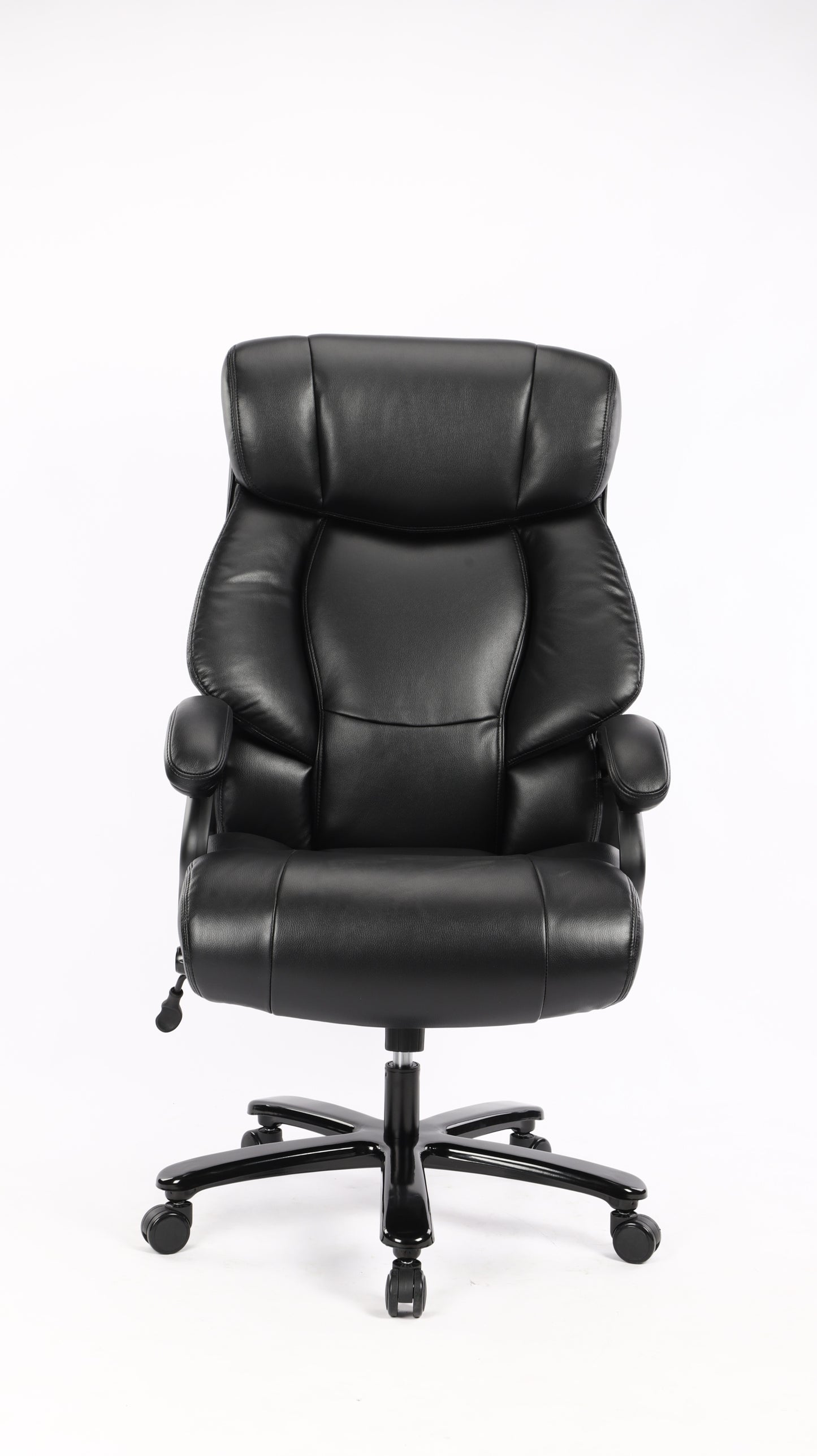 Vanbow.Office chair, ergonomic with armrest, adjustable height, heavy administrative chair.