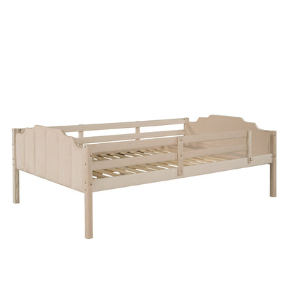 Full Over Twin & Twin Bunk Bed, Velvet Triple Bunk Bed with Drawers and Guardrails, Beige