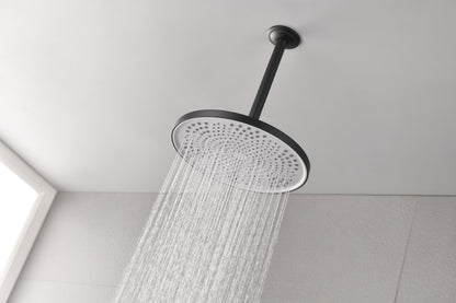 Shower Head - High Pressure Rain - Luxury Modern Look - No Hassle Tool-less 1-Min Installation - The Perfect Adjustable Replacement For Your Bathroom Shower Heads