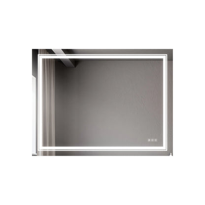 3648inch  Bathroom LED mirror Anti- fog mirror with button