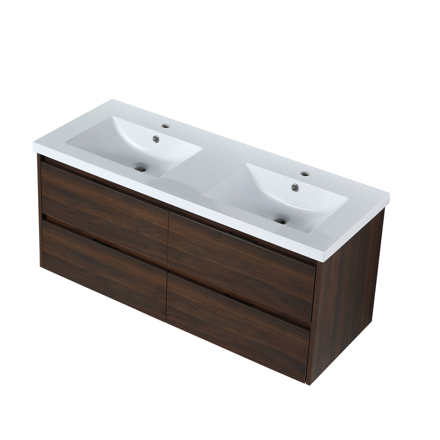 Bathroom Vanity with 4 Soft Close drawers, 48x18