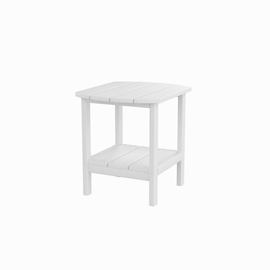 HDPE Side Table, White