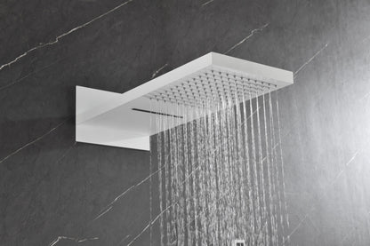 Shower System,Waterfall Rainfall Shower Head with Handheld, Shower Faucet Set for Bathroom Wall Mounted