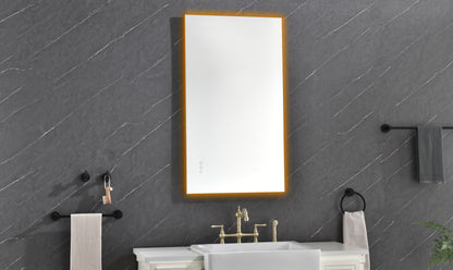 42x 24 Inch LED Mirror Bathroom Vanity Mirror with Back Light, Wall Mount Anti-Fog Memory Large Adjustable Vanity Mirror