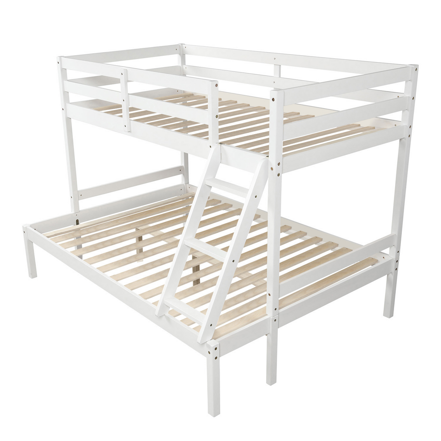 Twin over full bunk bed (White) ( old sku : WF193722AAK ）