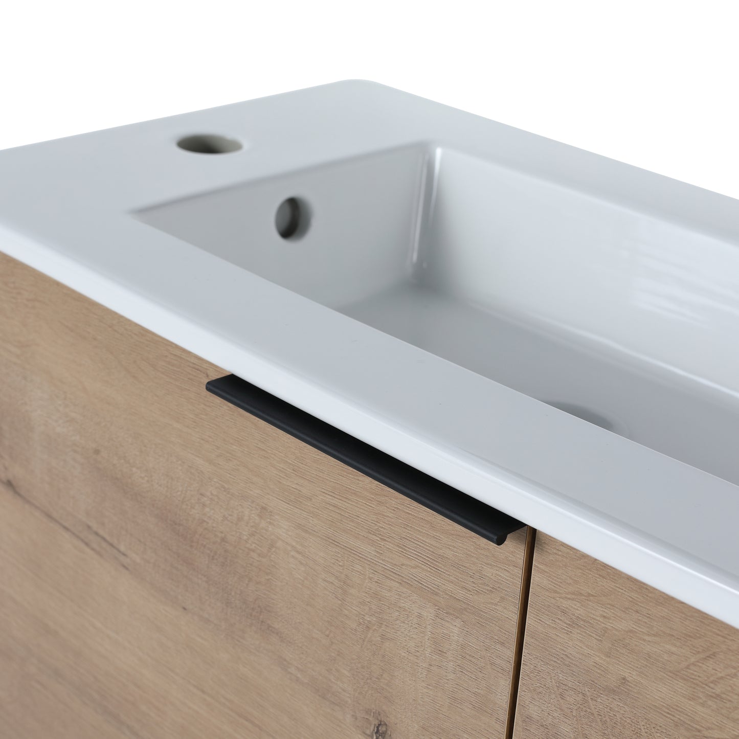 Bathroom Vanity with Sink 22 Inch for Small Bathroom,Floating Bathroom Vanity with Soft Close Door,Small Bathroom Vanity with Sink, 22x13 （KD-Packing）