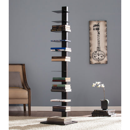 Stewartby Spine Tower Shelf - Black