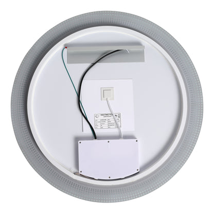 30 Inch Switch-Held Memory LED Mirror, Wall-Mounted Vanity Mirrors, Bathroom Anti-Fog Mirror, Dimmable Bathroom Mirror