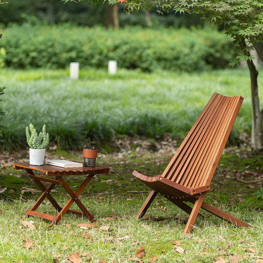 WOOD FOLDING TABLE