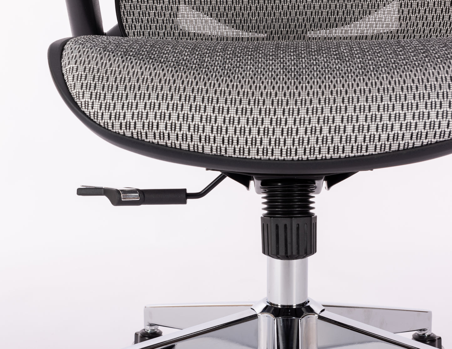 Ergonomic Mesh Office Chair - Rolling Home Desk Chair with 4D Adjustable Flip Armrests,  Adjustable Lumbar Support and Blade Wheels(GREY MESH)