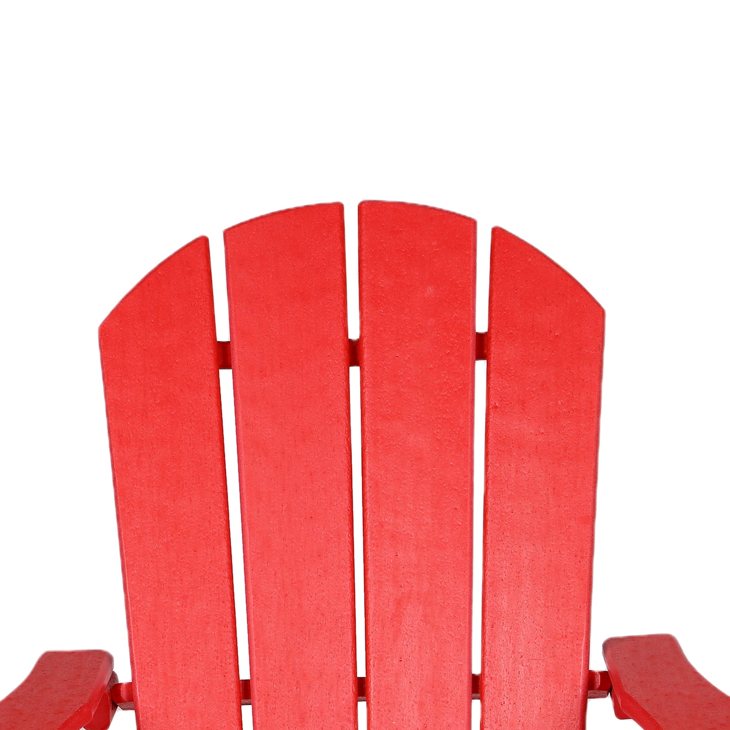 Adirondack Chair Holder HDPE Patio Chairs Weather Resistant Outdoor Chairs for Lawn, Deck, Backyard, Garden, Fire Pit, Plastic Outdoor Chairs - Red