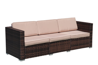 Outdoor PE Rattan Sofa Set of 4