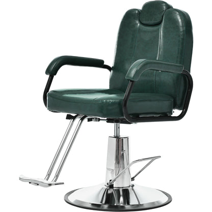 Deluxe Reclining Barber Chair with Heavy-Duty Pump for Beauty Salon Tatoo Spa Equipment