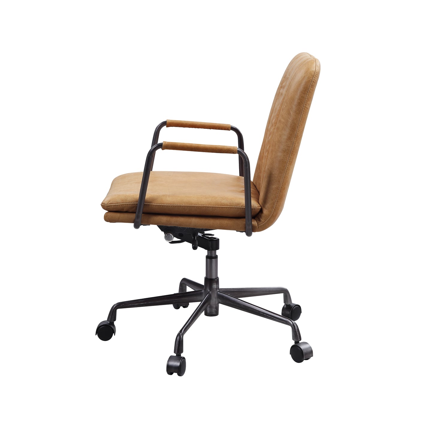 ACME Eclarn Office Chair in Rum Top Grain Leather 93174