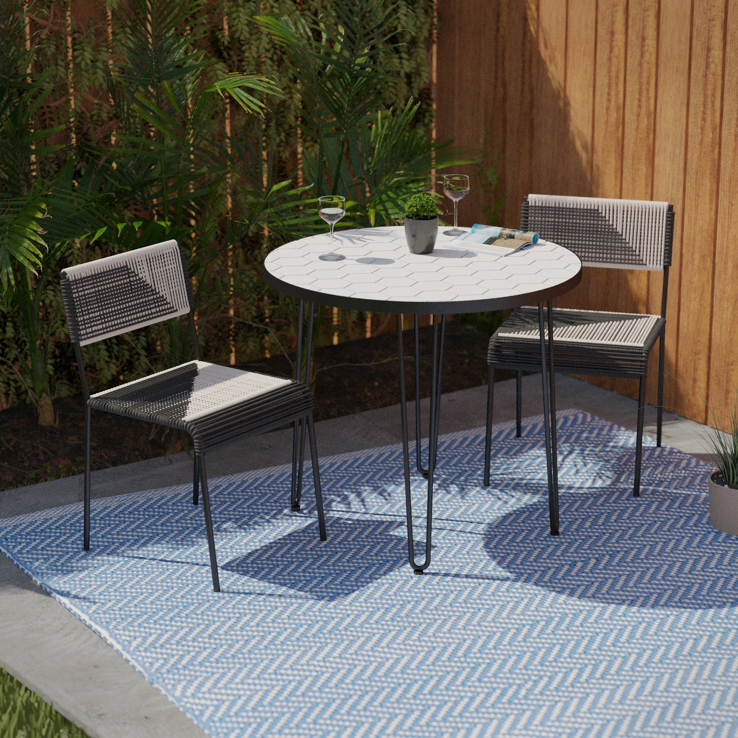 Watkindale Outdoor Dining Set – 3pc