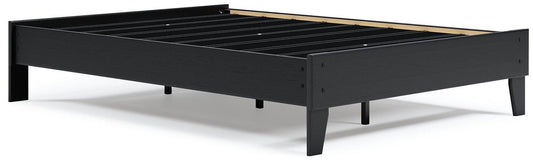 Ashley Finch Black Casual Full Platform Bed EB3392-112