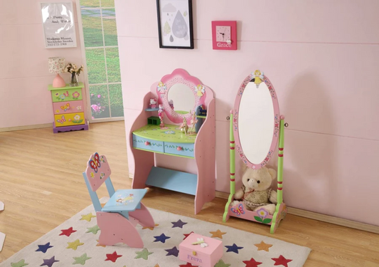 Kids Funnel Olivia the Fairy Girl‘s Dressing Table with Chair