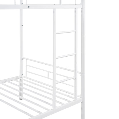 Twin Over Twin Metal Bunk Bed (White)( old sku: MF189201KAA )