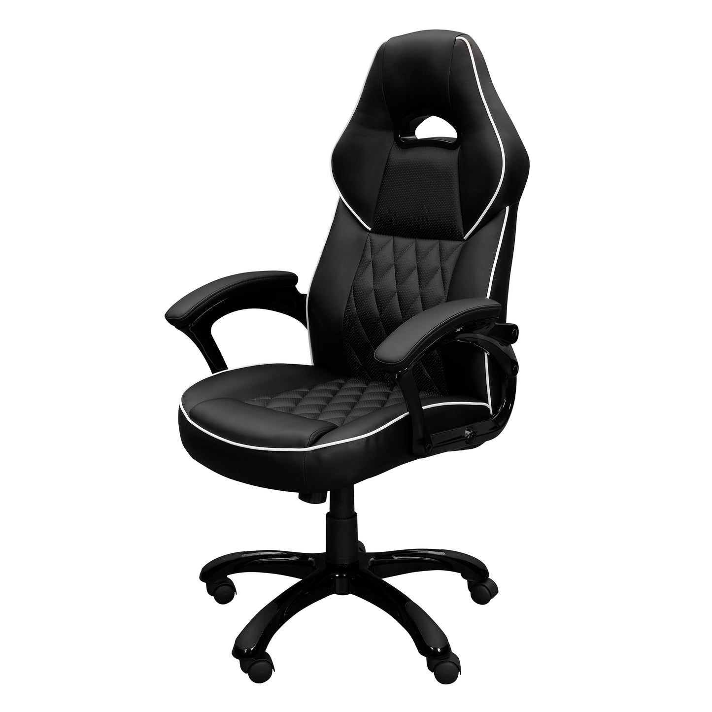 Techni Mobili High Back Executive Sport Race Office Chair, Black