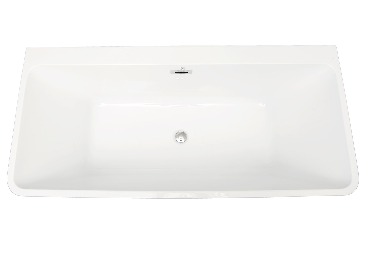 Acrylic Alcove Freestanding Soaking Bathtub