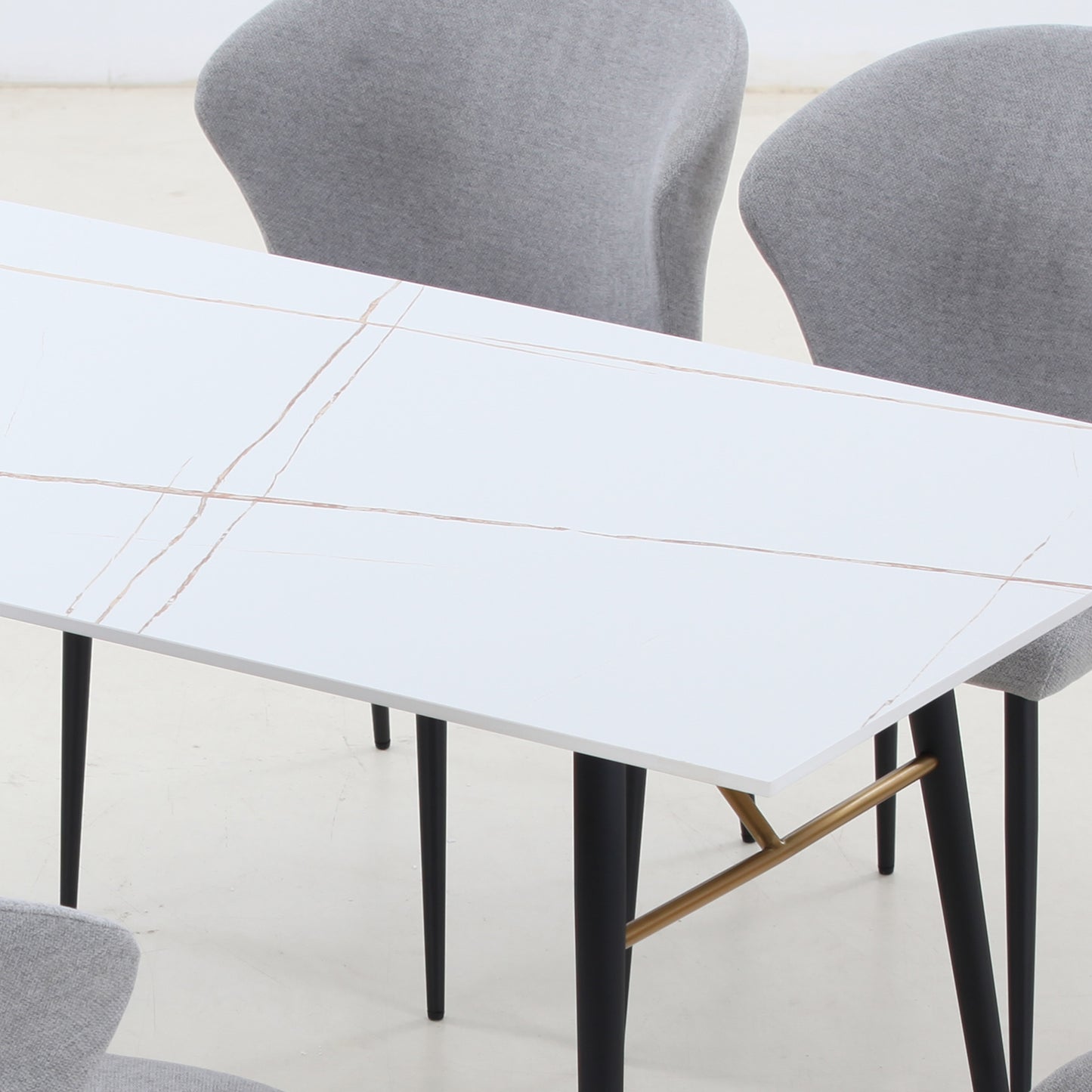 Dining Table Porcelain Table 1800mm White