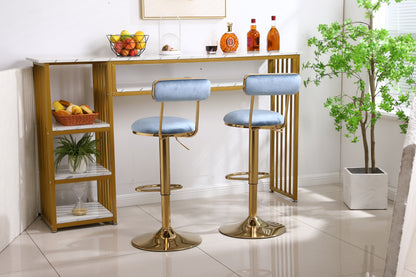 Bar Stools with Back and Footrest Counter Height Dining Chairs  2pcs/ctn