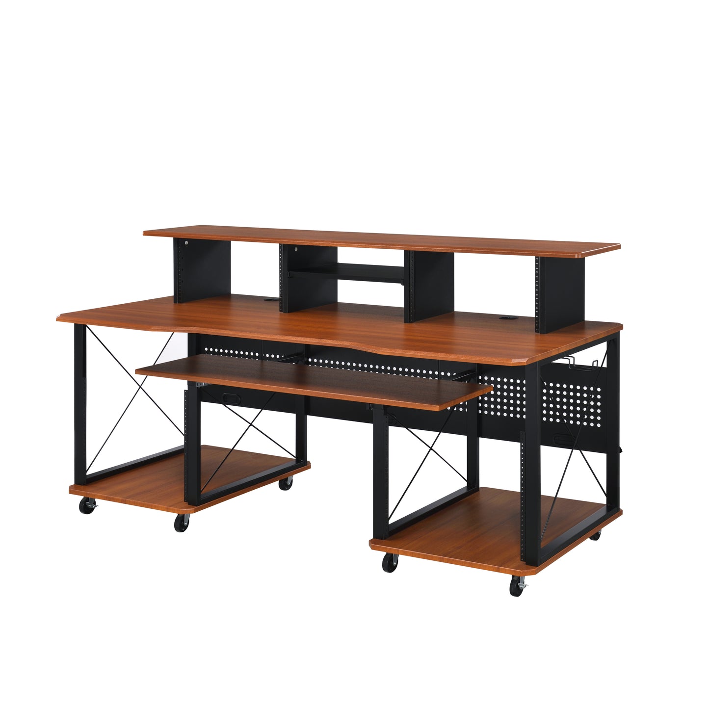 ACME Megara Music Desk, Cherry & Black Finish OF00988