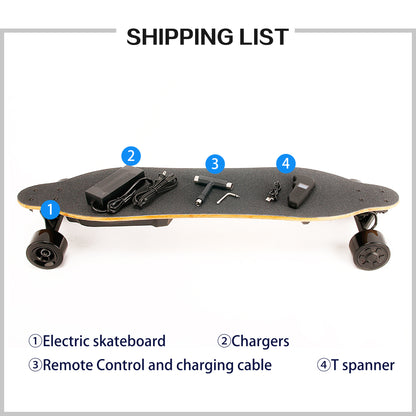 600W*2 dual hub motors electric longboard 36V 9600mah battery electronic electric skateboard