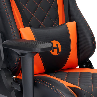 Techni Sport TS-84 Ergonomic High Back Racer Style PC Gaming Chair, Orange