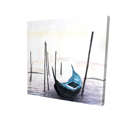 Gondola in venice - 32x32 Print on canvas