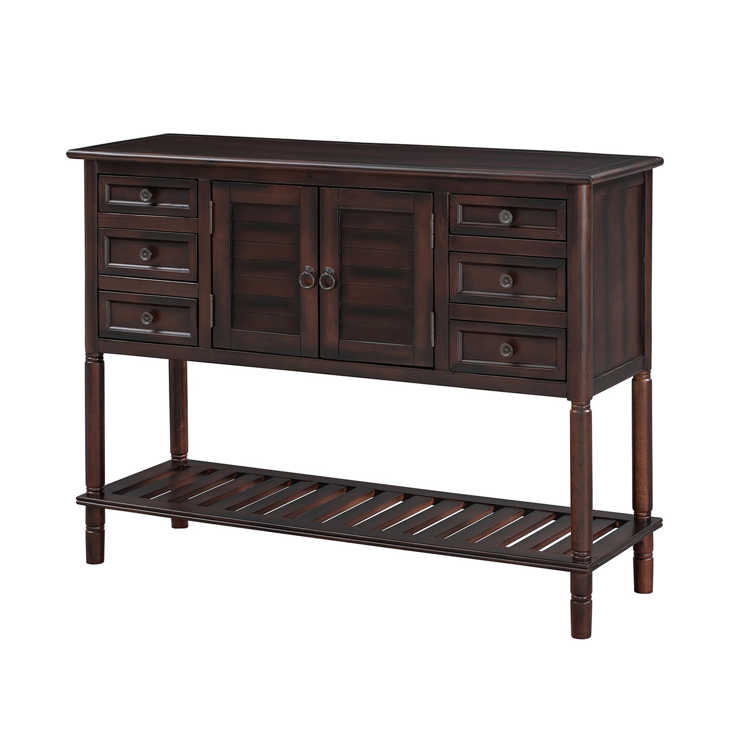 Liber 45.2” Wide Buffet Table with 6 Drawers