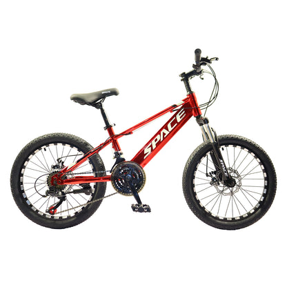 Mountain Bike for Kids, Featuring 20-Inch Aluminuml Steel Frame and 21-Speed with 20-Inch Wheels （Red）