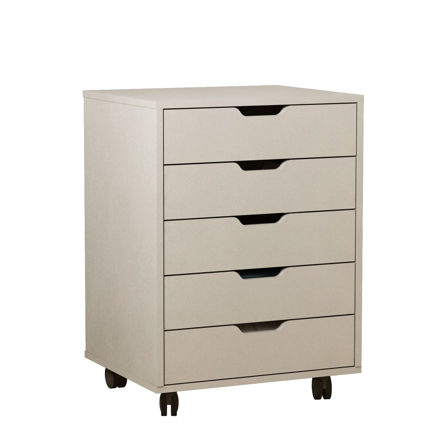 Office pulley movable file cabinet Wooden drawer cabinet Office storage cabinet Low cabinet