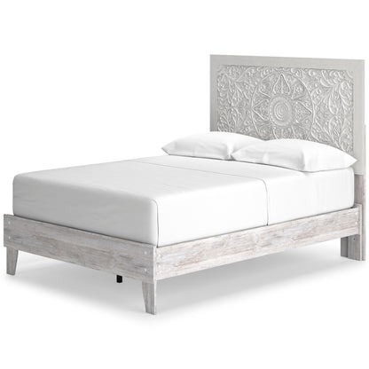 Ashley Paxberry Whitewashed Casual Full Panel Platform Bed EB1811B1