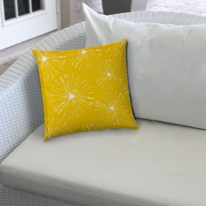 FIREWORKS Pineapple Indoor/Outdoor Pillow - Sewn Closure