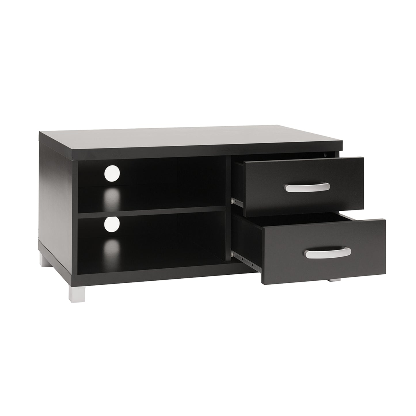 Techni Mobili Modern TV Stand with Storage for TVs Up To 40", Black
