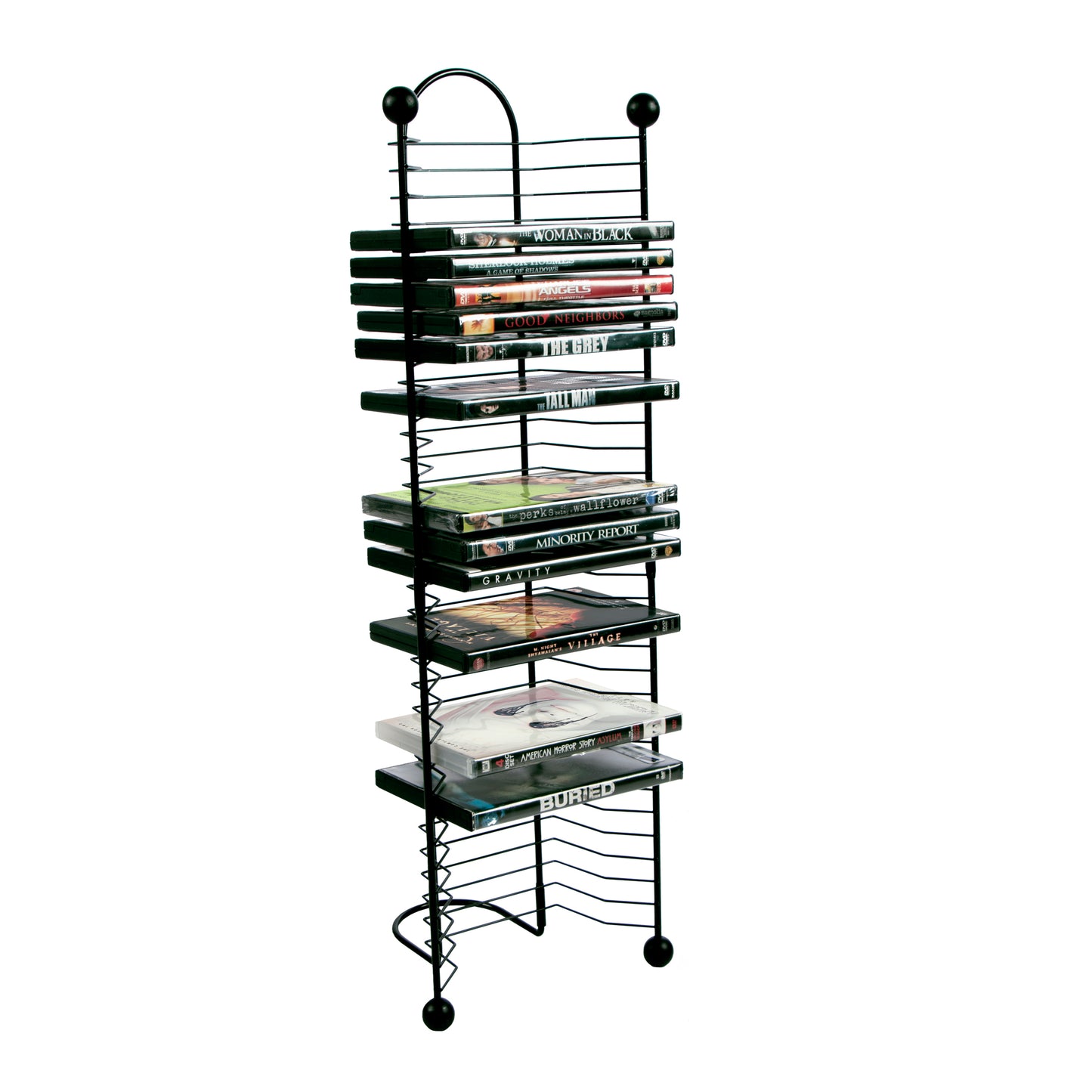 Rack-Atlantic Nestable DVD 32 Gunmetal