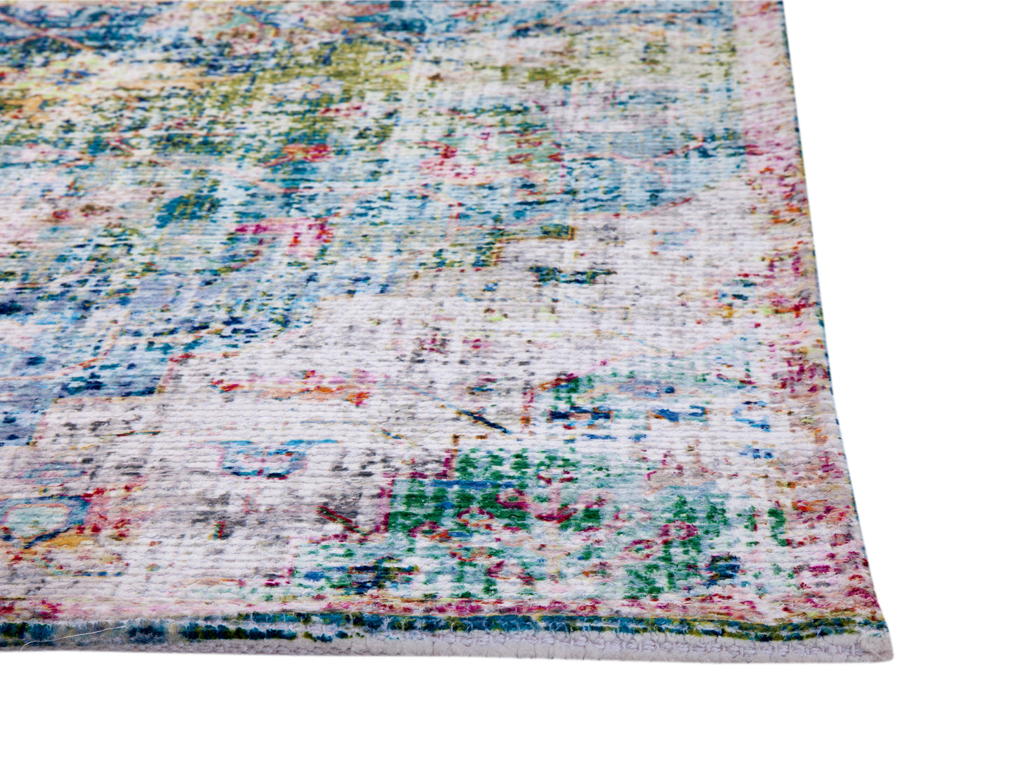 Biscayne Blue/Ivory/Multi Area Rug 5x8