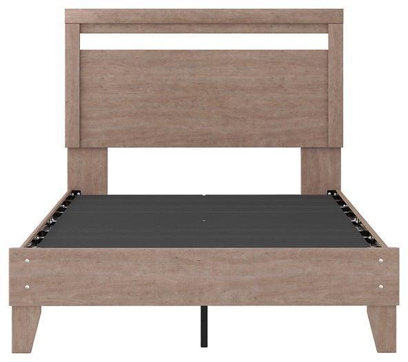 Ashley Flannia Gray Casual Full Panel Platform Bed EB2520B2